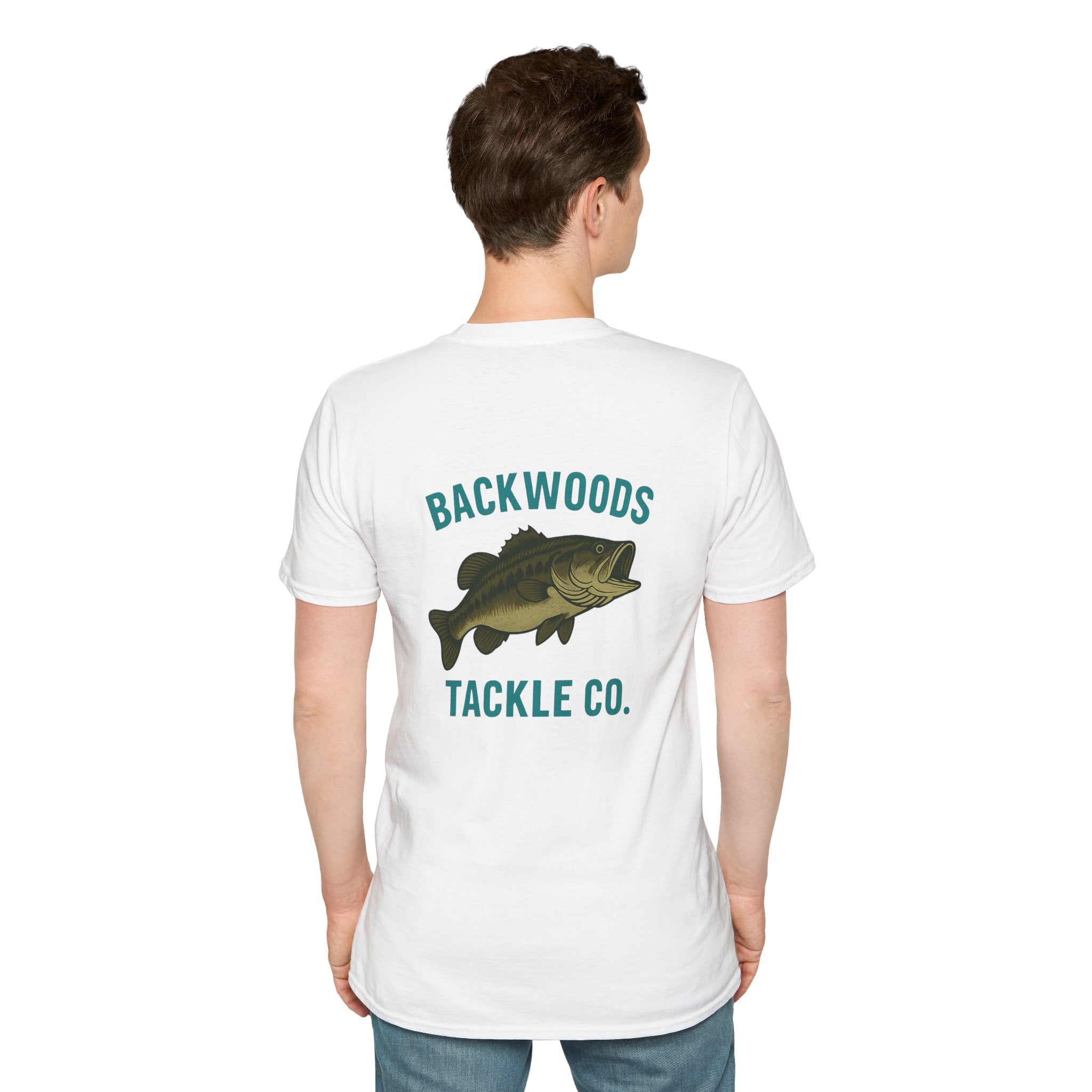 Fishing Bass T-Shirt - Backwoods Tackle Co Design