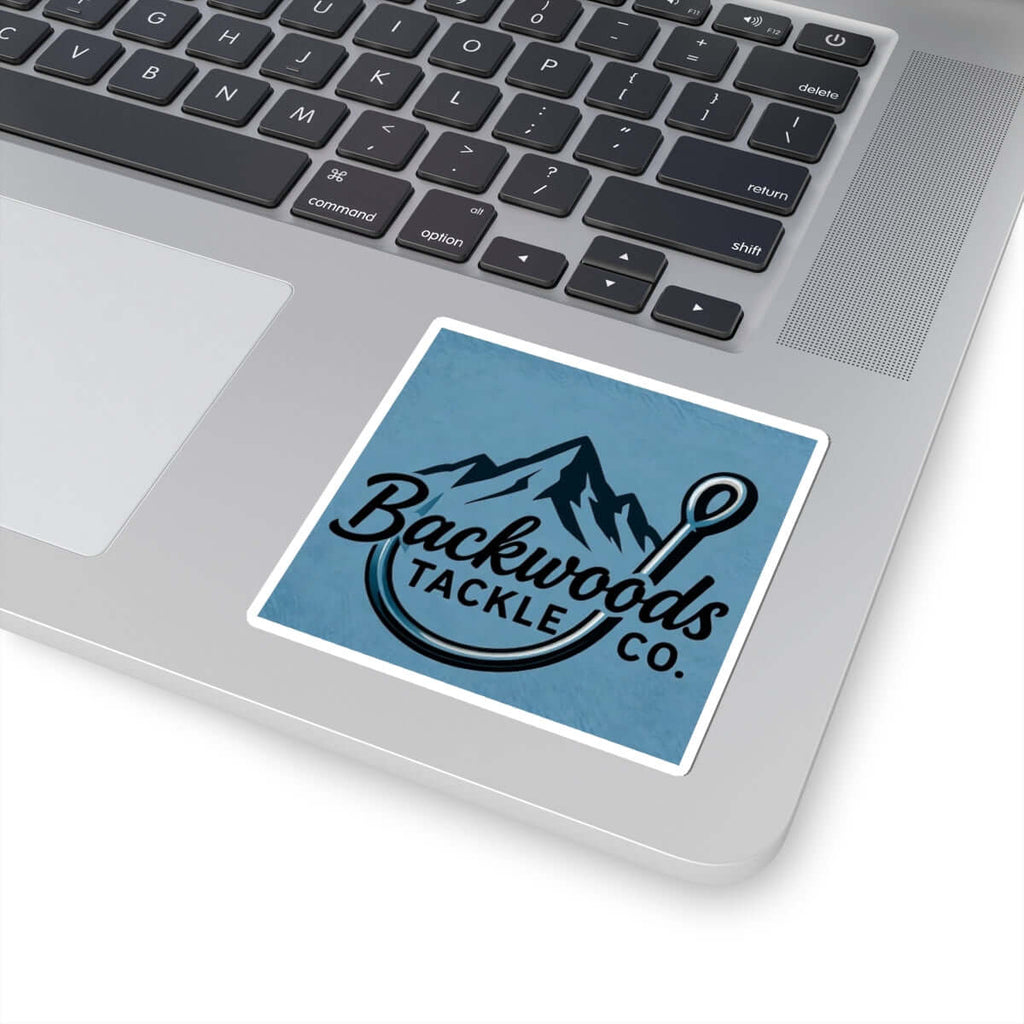 Backwoods Tackle Co. Sticker — Outdoor Fishing Logo Kiss-Cut Sticker