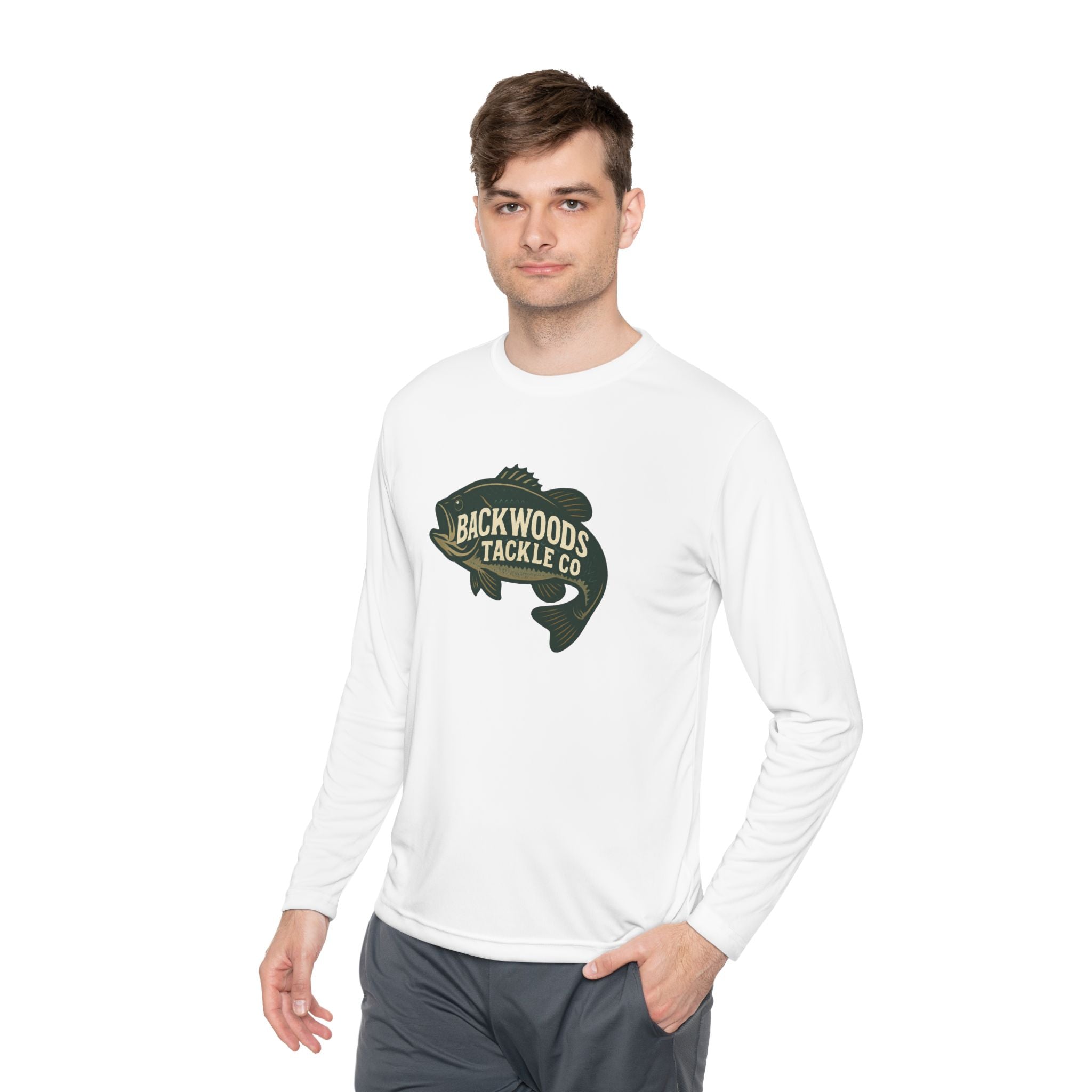 Backwoods tackle co Fishing Matriel Unisex Tee Long Sleeve