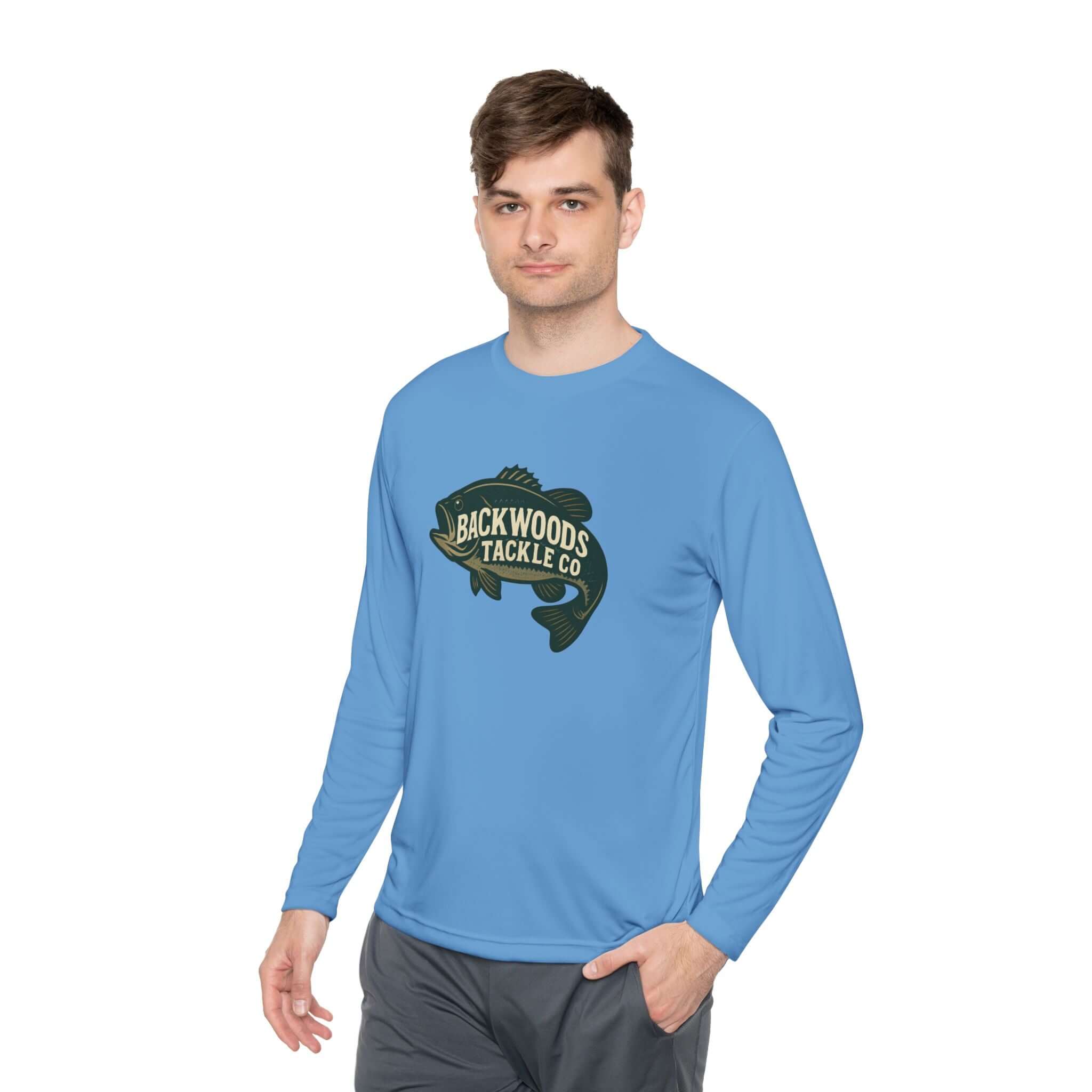 Backwoods tackle co Fishing Matriel Unisex Tee Long Sleeve