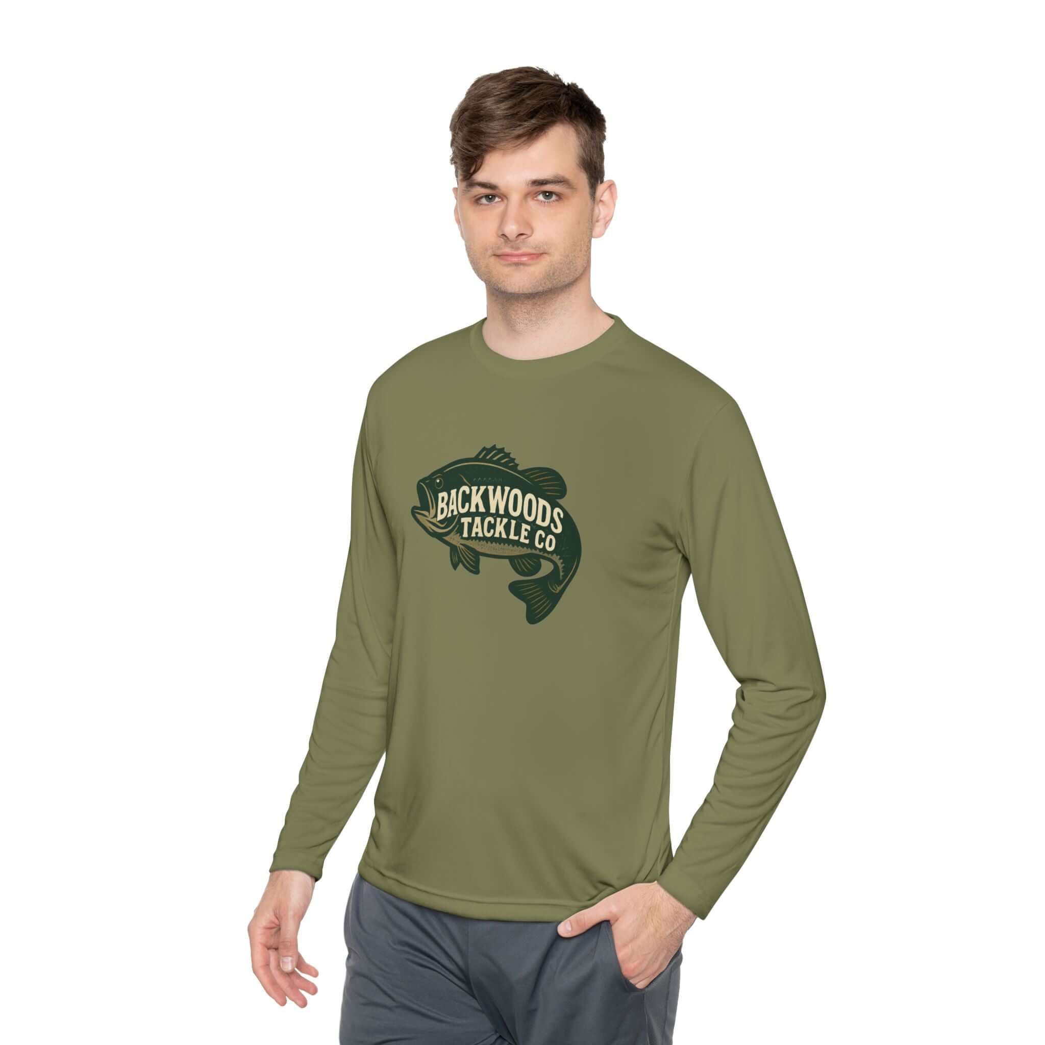 Backwoods tackle co Fishing Matriel Unisex Tee Long Sleeve