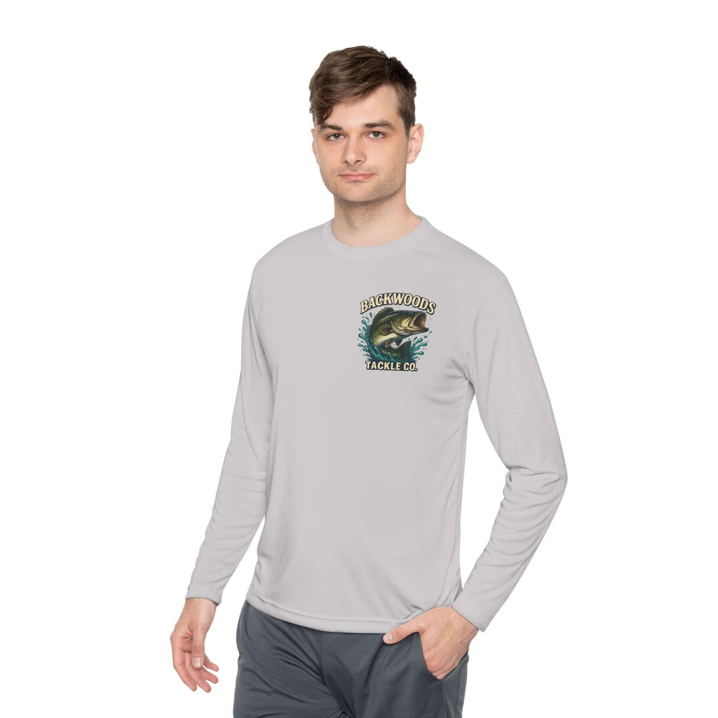 Backwoods Tackle Co. Fishing Long Sleeve Tee — Moisture‑Wicking