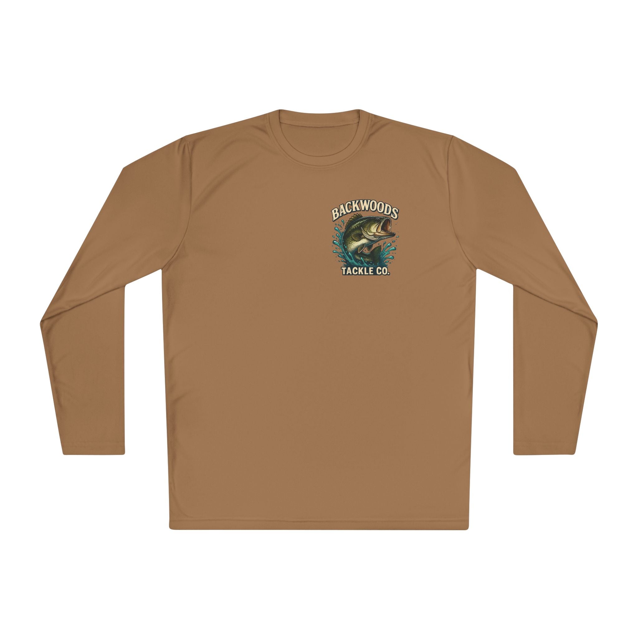 Backwoods Tackle Co. Fishing Long Sleeve Tee — Moisture‑Wicking
