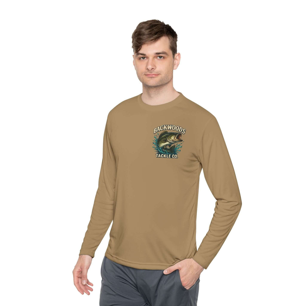 Backwoods Tackle Co. Fishing Long Sleeve Tee — Moisture‑Wicking