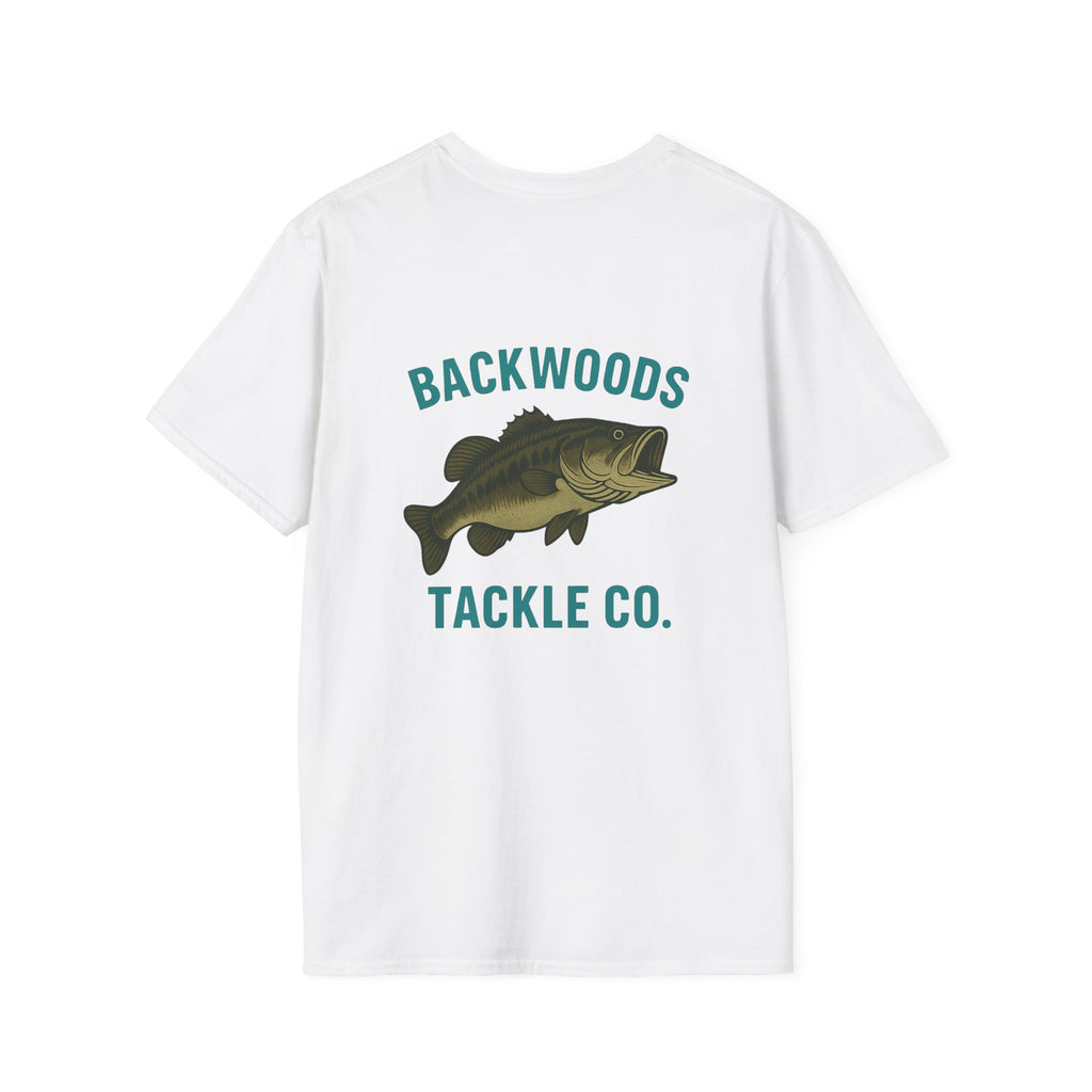 Fishing Bass T-Shirt - Backwoods Tackle Co Design
