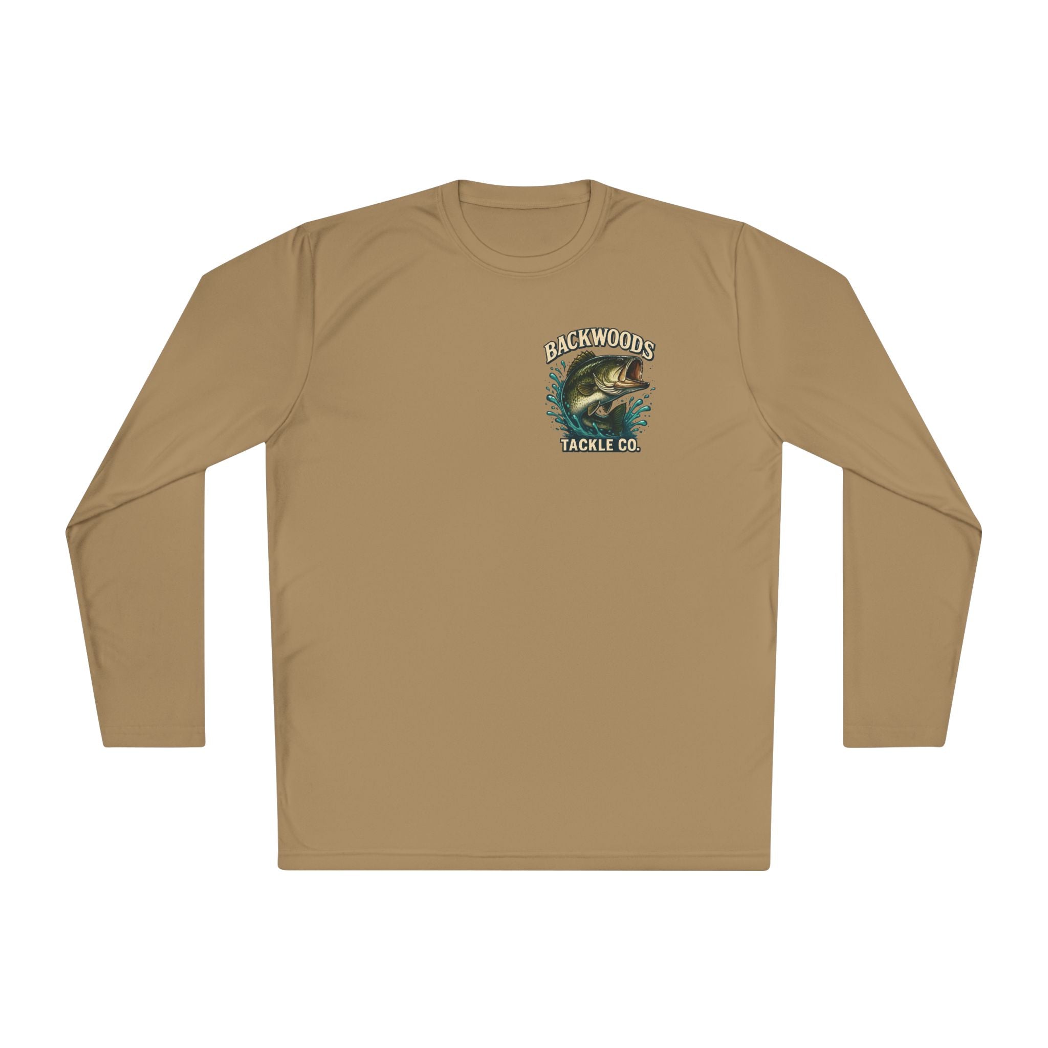 Backwoods Tackle Co. Fishing Long Sleeve Tee — Moisture‑Wicking