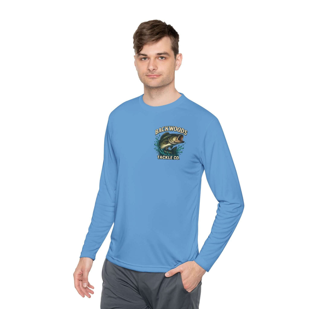 Backwoods Tackle Co. Fishing Long Sleeve Tee — Moisture‑Wicking